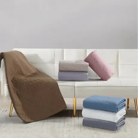 [136-283-2434-0011] Well Bed Cover & Sheet Double DIAMOND 11610133 200*200 CM Silver