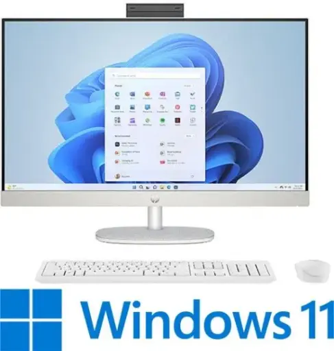 HP All-in-One Desktop AI Without Touch Screen 24-CR2006NJ / C93G3EA - Shell White