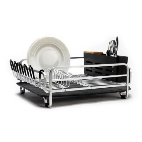 [136-837-2046-0002] Food Appeal Dish Drainer Practical 7290115621792 Silver/Black