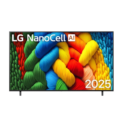 [130-230-0070-0300] LG Television LED NanoCell 75NANO80A6A 75"" Black