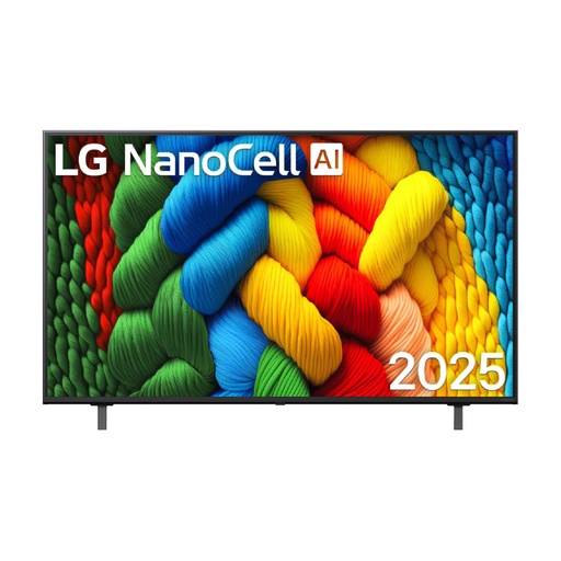 [130-230-0070-0297] LG Television LED NanoCell 55NANO80A6A 55"" Black