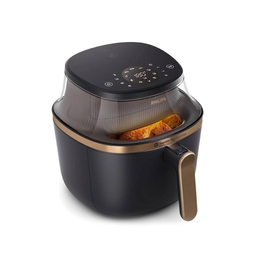 [113-268-1717-0002] Philips Air Fryer NA332/00 1700W Black/ Rose Gold