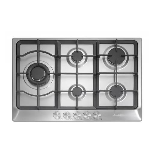 [107-467-0035-0008] Sauter Hob Built in Gas SHE7250IX 75 CM Inox