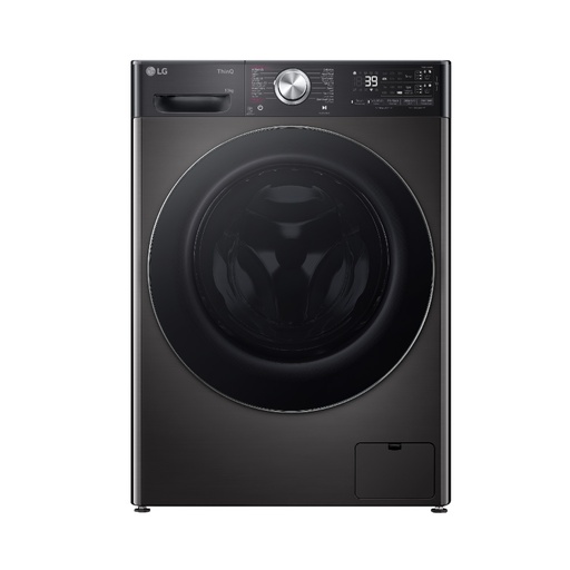[107-230-0073-0106] LG Washer Front Load R1-B13A3WE 13Kg Platinum Black