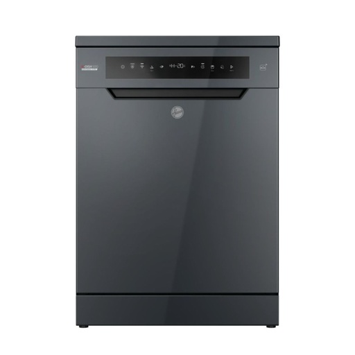 [107-201-0015-0002] Hoover Dishwasher Free Standing HF5C7F0A-80 8Prgm Grey