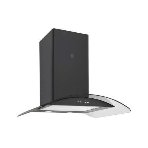 [107-171-0039-0024] Firegas Hi-Tech Hood Wall Mount FGH-3160B 60cm Black