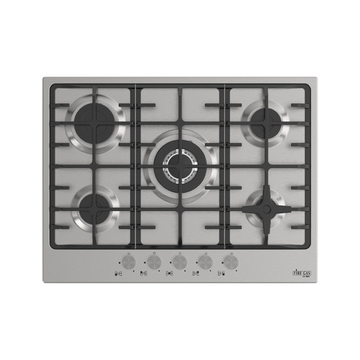[107-171-0035-0065] Firegas Hi-Tech Hob Built In FGH-7710S 70cm Stainless Steel