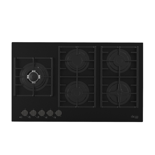[107-171-0035-0063] Firegas Hi-Tech Hob Built In FGH-9120B 90cm Black