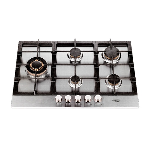 [107-171-0035-0050] Firegas Hitech Hob Built In FGH-925SHC 90 cm Stainless Steel