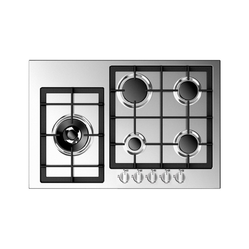 [107-171-0035-0007] Firegas Hi-Tech Hob Built-In Largo 78HT 70cm Stainless Steel