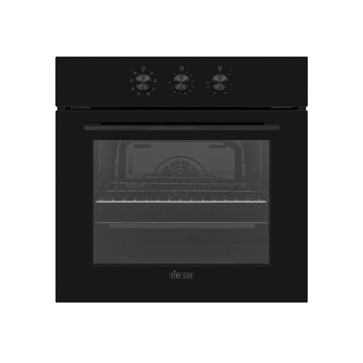 [107-170-2667-0006] Firegas Oven Built-In Electric FG-6690B Black Glass
