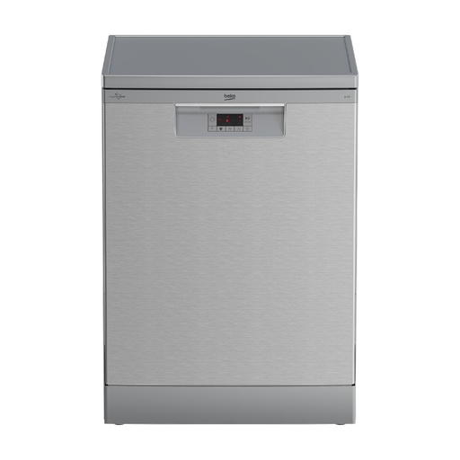[107-127-0015-0039] Beko Dishwasher Free Standing BDFN15432X 5 Prgm Inox