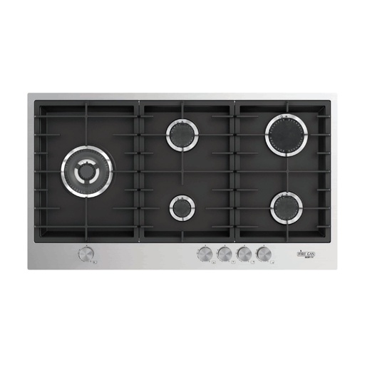 [107-071-0035-0003] Firegas Proline Hob Built-in MB-90TSPL 90 cm Black & Stainless Steel