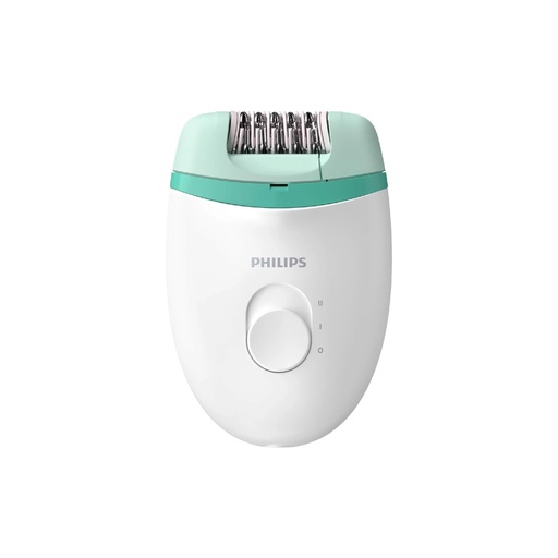 [104-268-1959-0005] Philips Epilator BRE224/00 White & Green 2 speed settings
