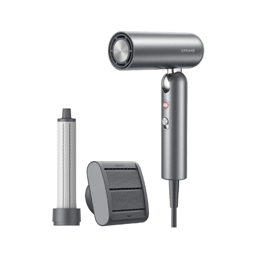[104-102-0137-0002] Dreame Hair Dryer Pocket Folding Dryer & Styler/IL 1300W Silver