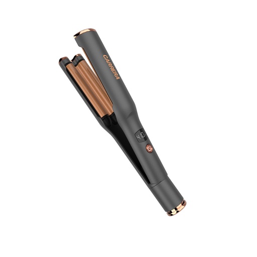 [104-018-2680-0001] Carrera Hair Waver HW-30RG 110-210&#176;C Grey & Rosegold 6 working temperature