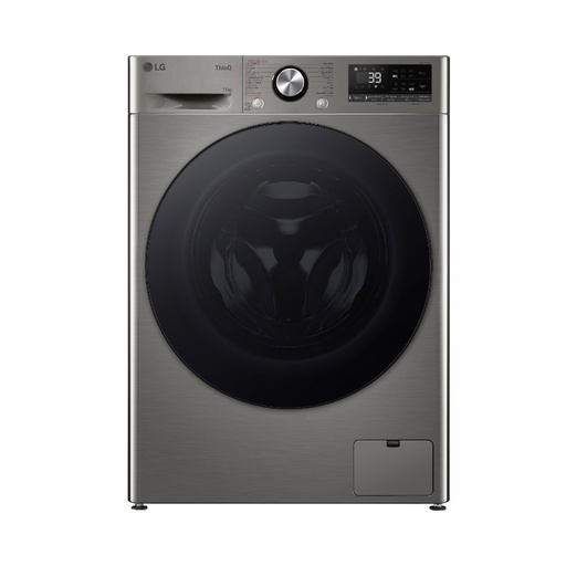 [107-230-0073-0109] LG Washer Front Load R3-S11XTWE 11Kg Platinum Silver