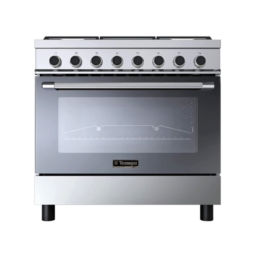 [107-315-0054-0494] Tecnogas Oven Free Standing Gas-Gas TCUS96GGT5X 90x60 cm Stainless Steel